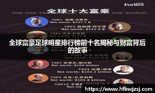全球富豪足球明星排行榜前十名揭秘与财富背后的故事